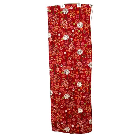 Pottery Barn Snowflake Christmas Holiday Table Runner 18" x 102" Whimsy Colorful - Picture 3 of 7